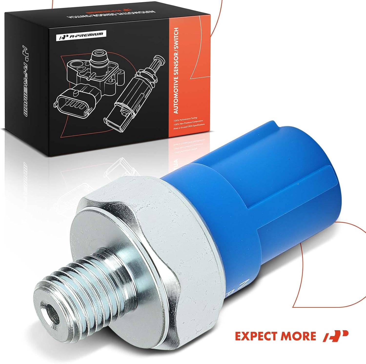 A-Premium Engine Variable Valve Timing VVT Oil Pressure Switch [2 Pins] Compatible with Honda CR-V CRV 2010-2013, Civic 2006-2008, Accord 2008-2012, Crosstour 2012-2013 & Acura TSX, ILX, CSX, RSX