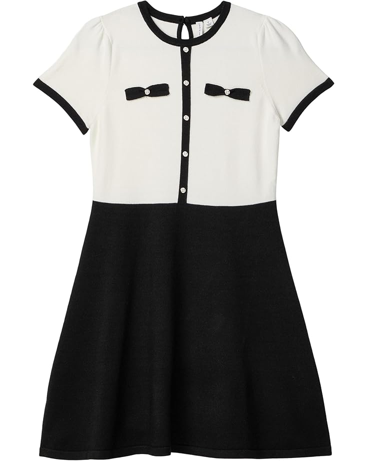 Janie and Jack Contrast Sweater Dress (Toddler/Little Kid/Big Kid) - Main View