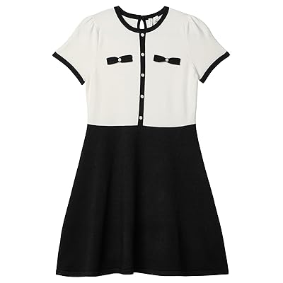 Janie and Jack Contrast Sweater Dress (Toddler/Little Kids/Big Kids) Girl