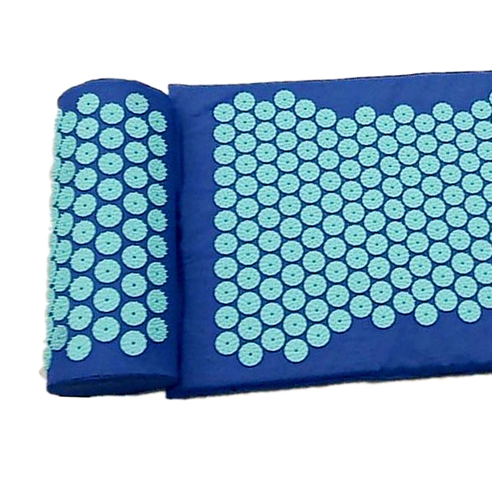 Tapis D'acupression – Coussin de Massage Complet pour Le Dos, Les Jambes, La Nuque, pour Soulager Le Stress et Idéal En, Bleu