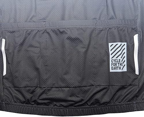 Miniatura 8 de Camisetas de ciclismo de manga larga para hombre, con cremallera completa y bolsillos, ropa de bicicleta de carretera