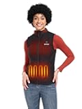 Quilted Heated Vest for Women, Lightweight Quilted Heating Vest with USB-C Rechargeable Battery