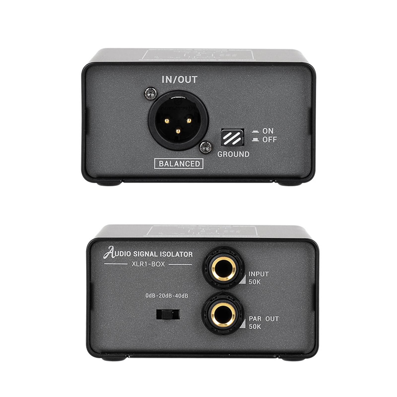 Isolatori acustici con 3 livelli di guadagno regolabili ad alta precisione per corrente e in mixer e chitarre elettriche processore segnali audio auto