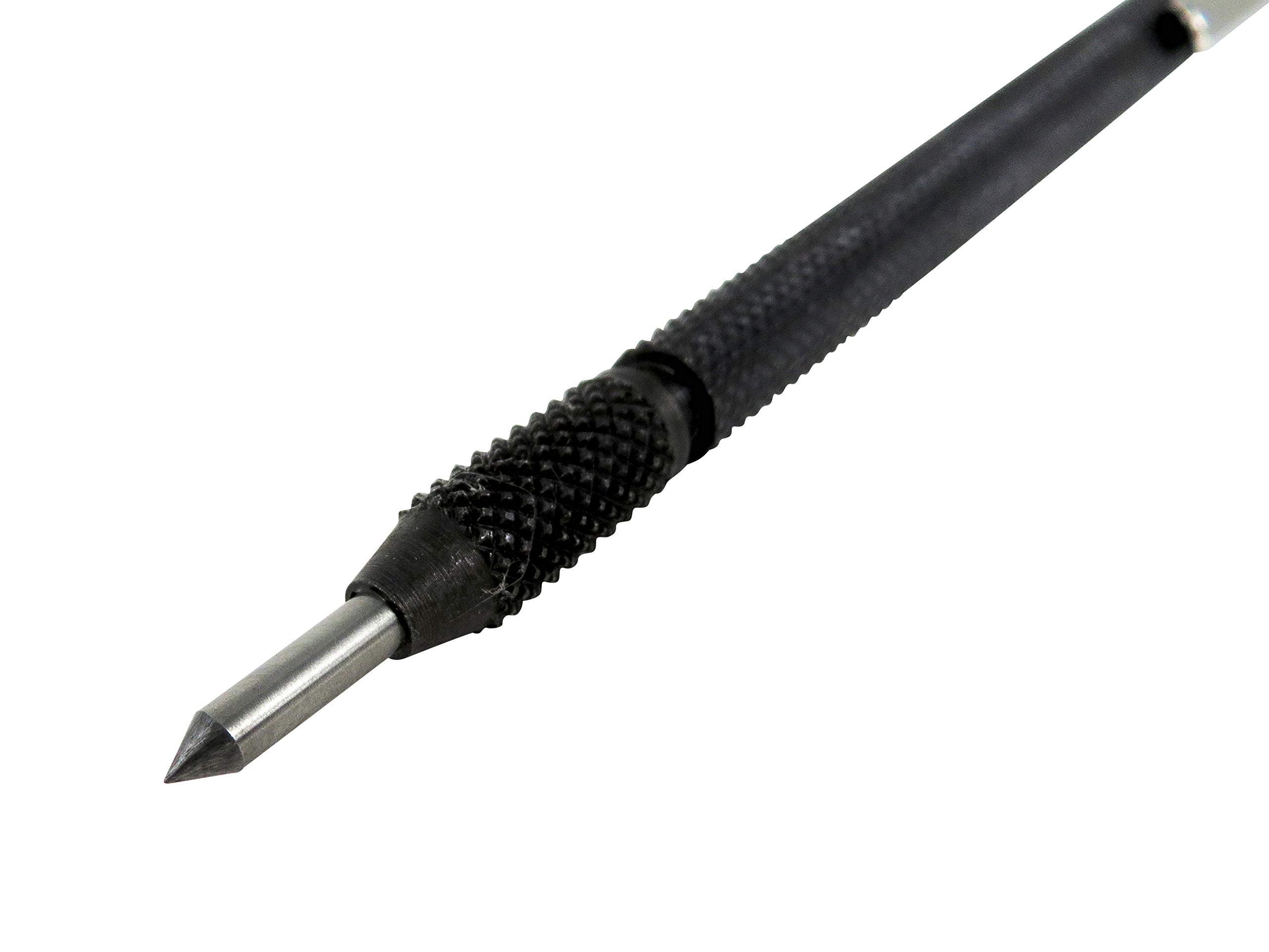 Taytools 466101 Heavy Duty Tungsten Carbide Scriber Etching Pen Made From Hardened Tool Steel with Magnetic Pickup with Pocket Clip Knurled Body for Metal Glass Ceramic — Amazon image 3