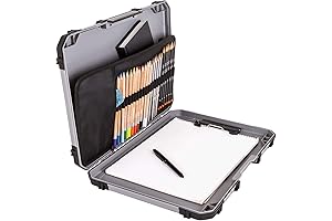 ArtBin 6838AG Sketch Board, Artist's Drawing Board with Ample Art & Craft Storage