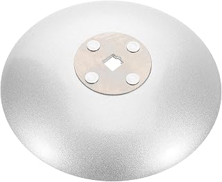Toyvian Adult Foil Hand Guard Plate Stainless Steel for Fencing Training | White Finish, Includes Conductive Wires and Repair Tools, for Fencing Use and Adult Competition Setup