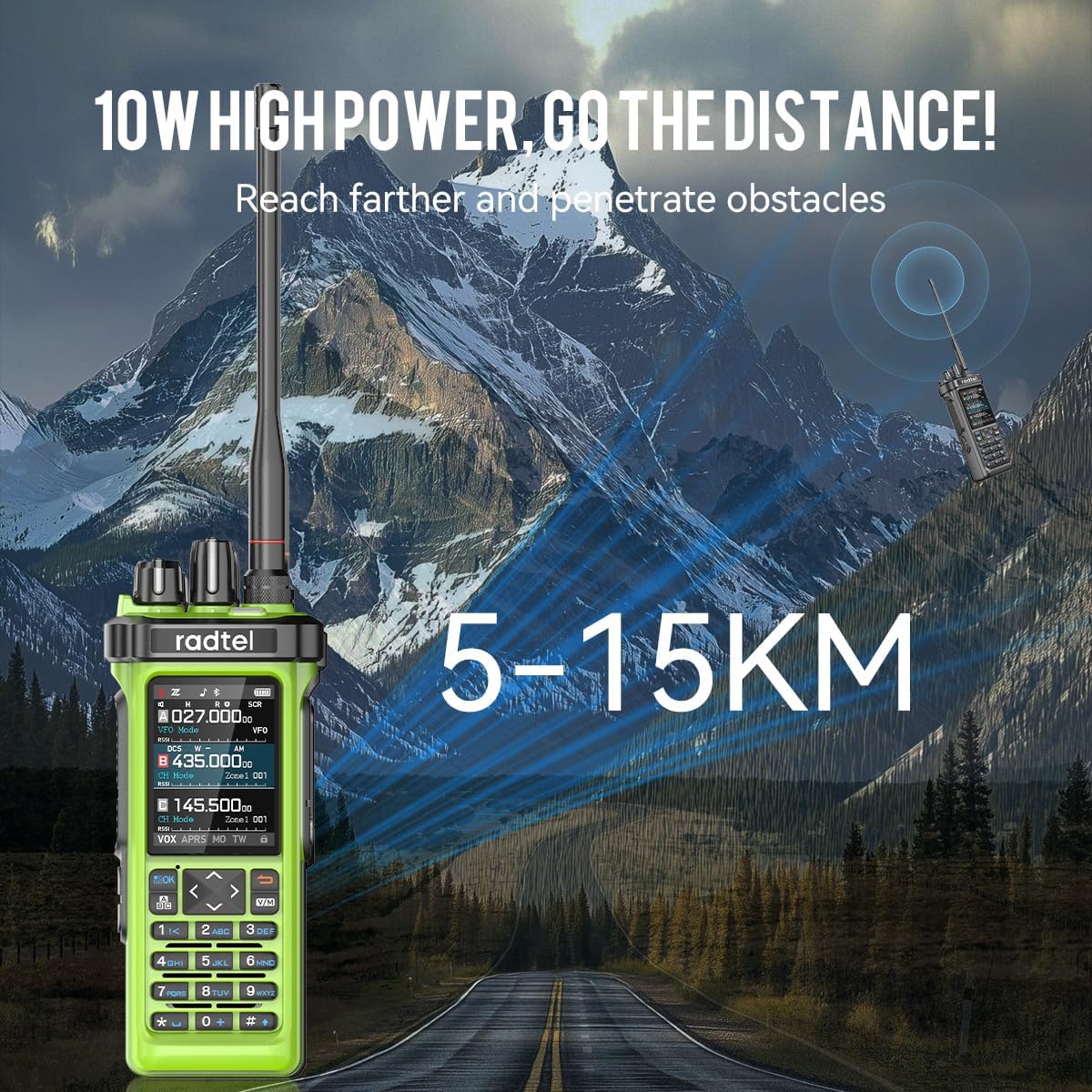 Radtel RT-950 PRO teljes csomag