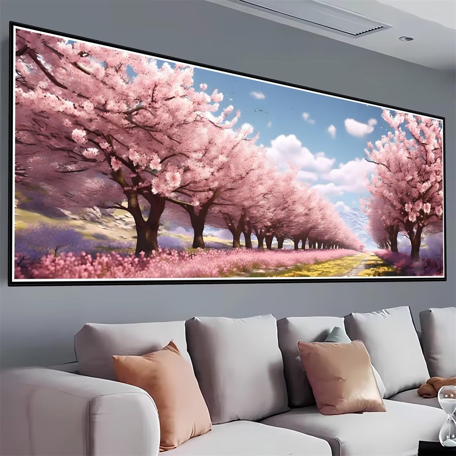 Amazon | ダイヤモンドアート 桜 180x60cm ダイヤモンドアート キット