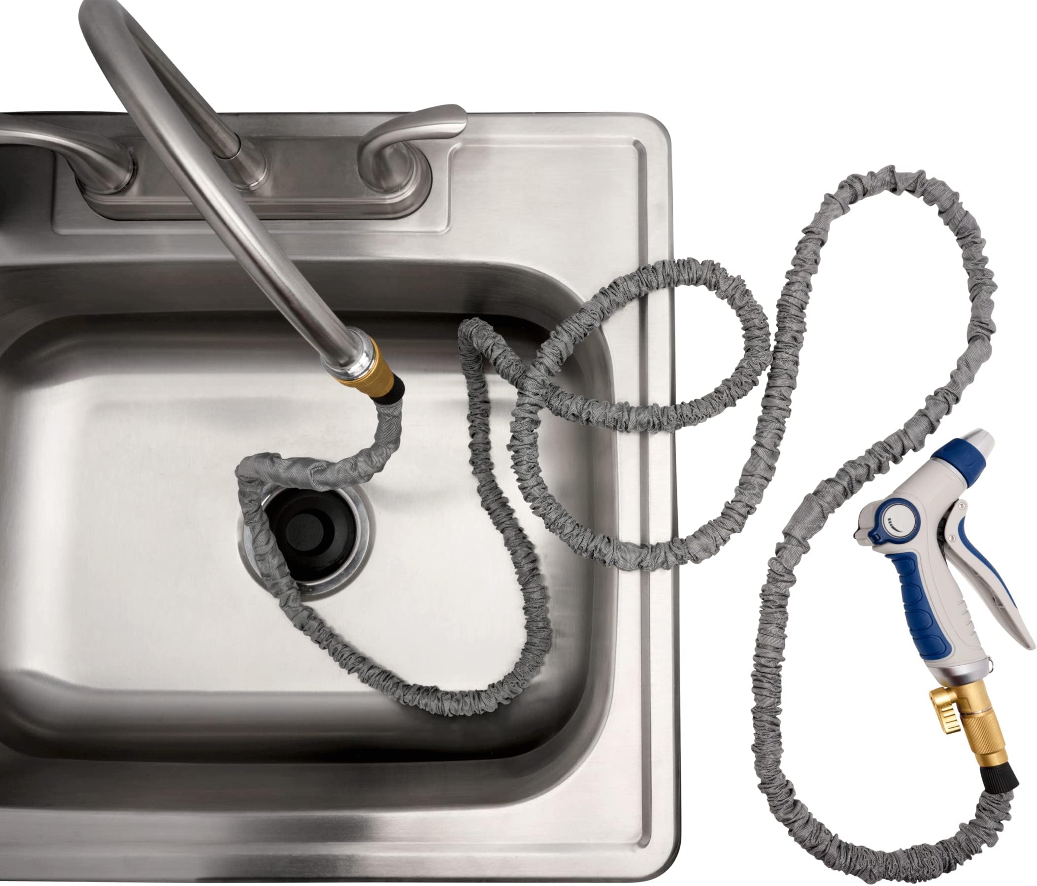 Sink Hoses 5ft. Indoor Turn Your Sink Into A Handy Shower!,White,60 ...