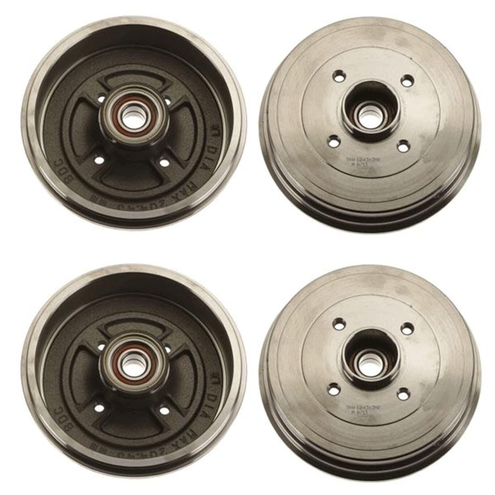 2X TRW Bremstrommeln hinten | 2x DB4363MR Kompatibel mit Clio III (BR0/1, CR0/1),Clio III Kasten/schrägheck (sb_, Sr_),modus / Grand Modus (F/JP0_)