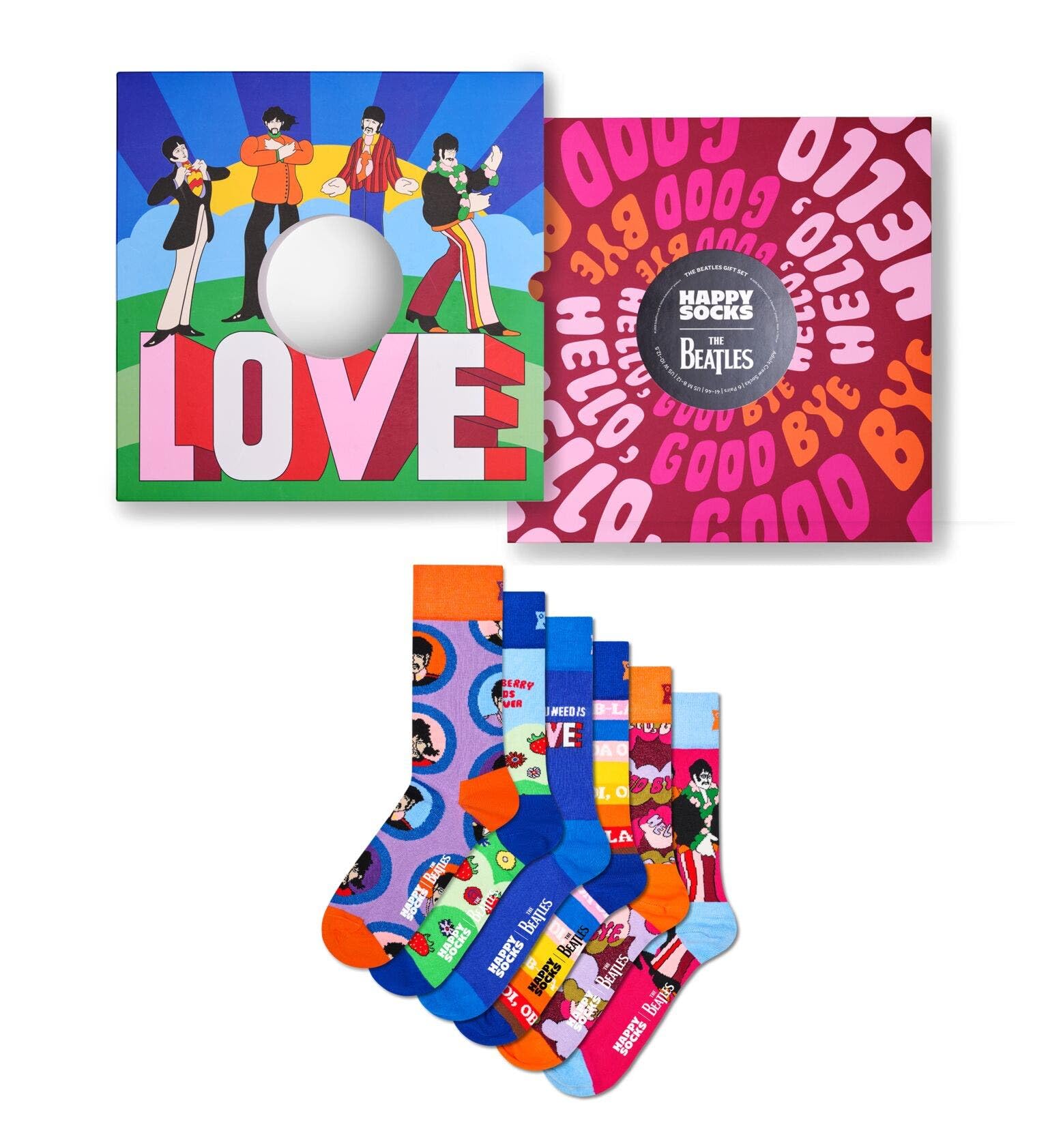 Happy Socks Chaussettes The Beatles, 36-40 & 41-46