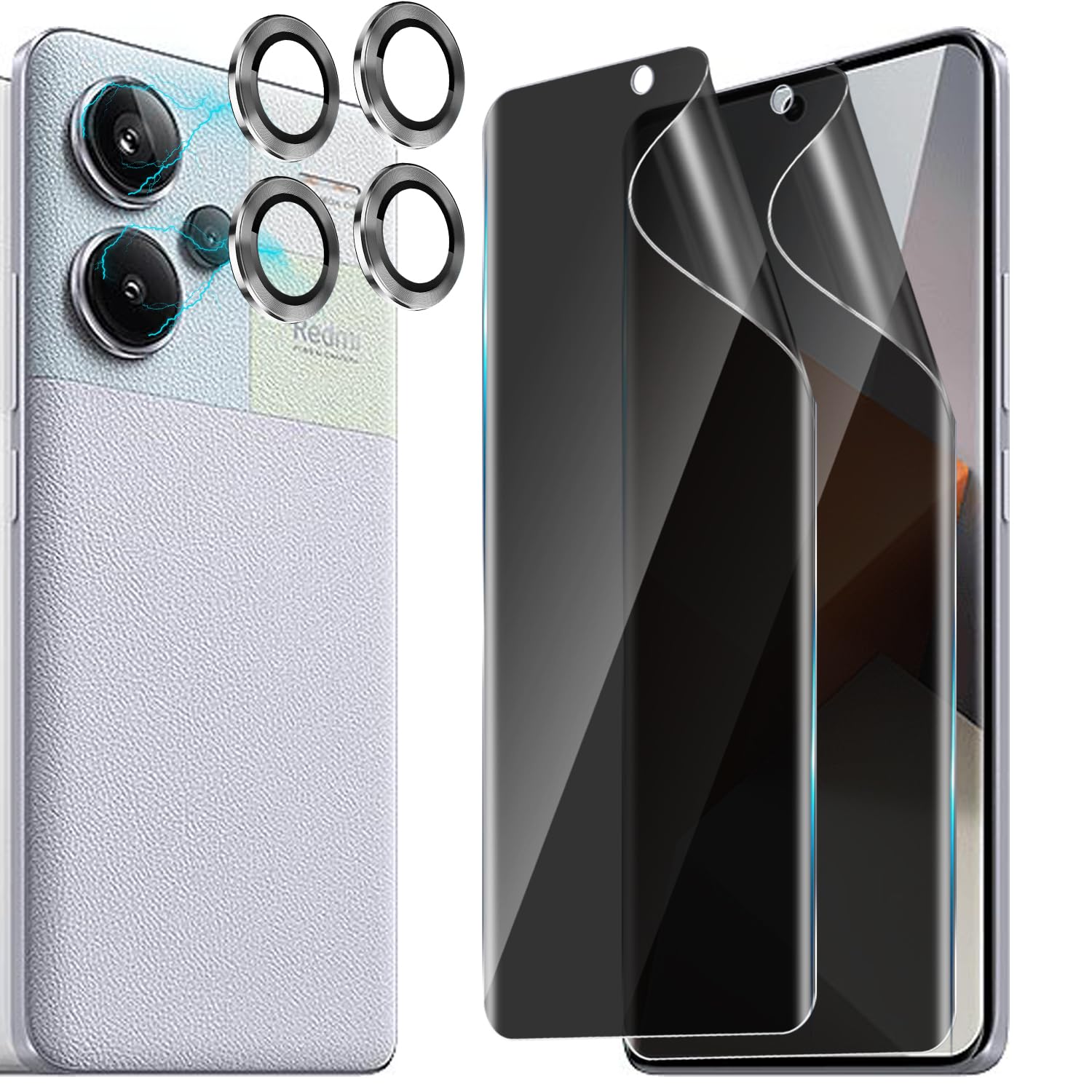 Amazon.com: MOOISVS [2+2pack For Xiaomi Redmi Note 13 Pro+