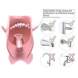 Bath Spout Cover for Bathtub,Baby Shower Protector Cover A Fun Way to Protects Baby from Bumping Head During Bathing Time Cute Soft Whale Design Making for Enjoyable Safe Baths (Pink)