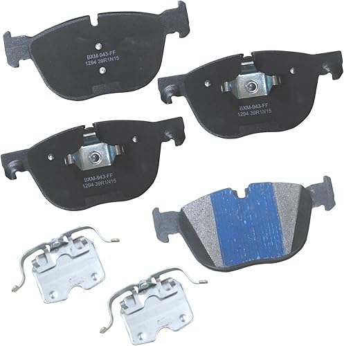 Vista 254 de Bendix Premium SBM8 - Pastillas de freno semimetálicas Premium para modelos seleccionados Buick Special, Camaro, Corvette, Phaeton, Olds F85, Vista