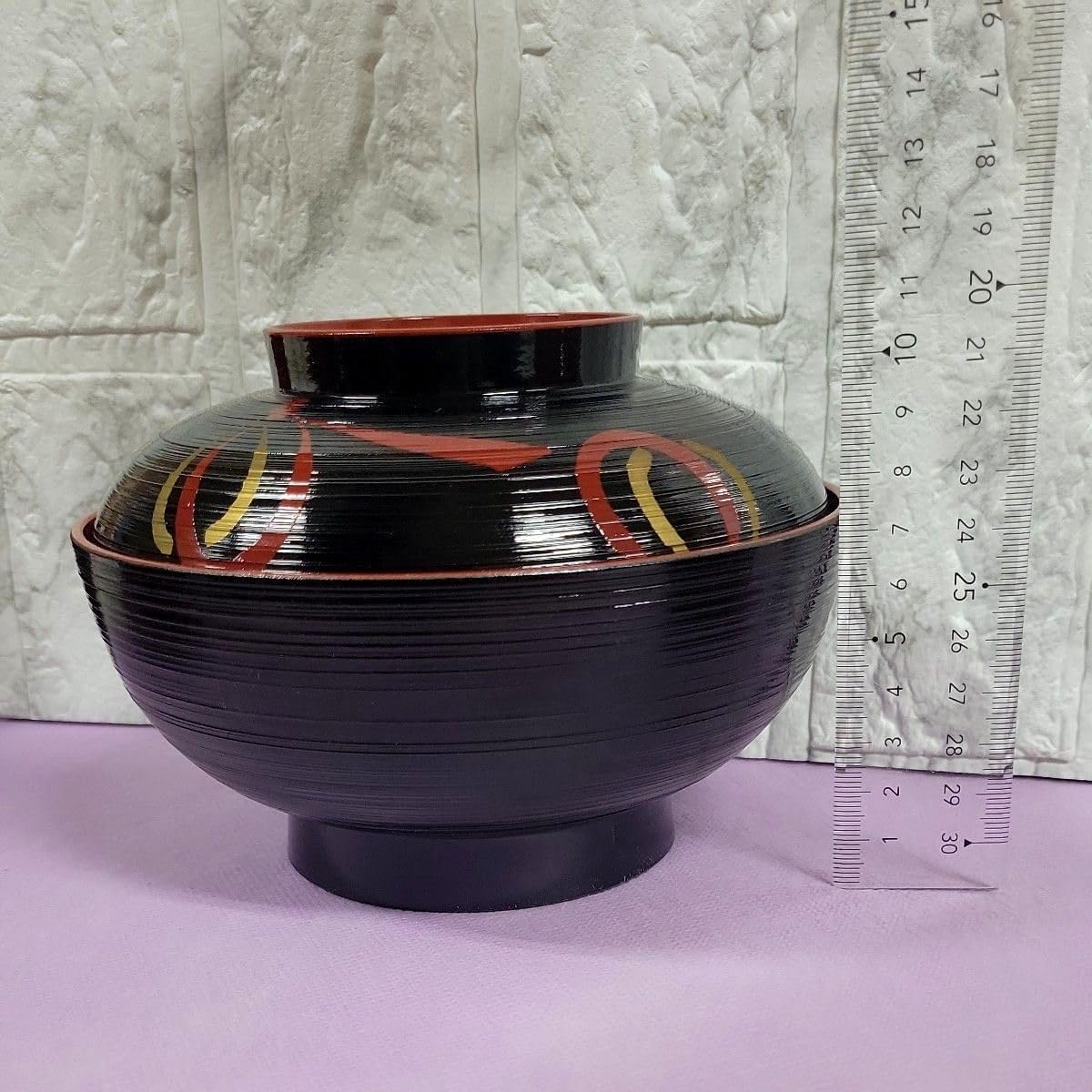 伝統工芸品 みちのく工芸 手造り お盆 天然木製 / 手焼きつた桜皮