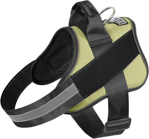 Miniatura 19 de Bolux - Arnés para perro, reflejante y transpirable, ajustable, con asa, para sacarlo a pasear, no más tirones ni asfixia (color negro, talla M)