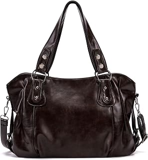 Tote Bag Medium Pu Leather Crossbody Bag Retro Y2k 90s Satchel Purse Vintage Slouchy Shoulder Handbag For Work Travel