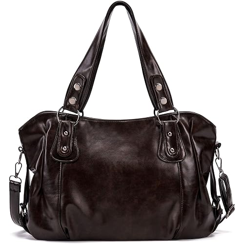 Tote Bag Medium Pu Leather Crossbody Bag Retro Y2k 90s Satchel Purse Vintage Slouchy Shoulder Handbag For Work Travel