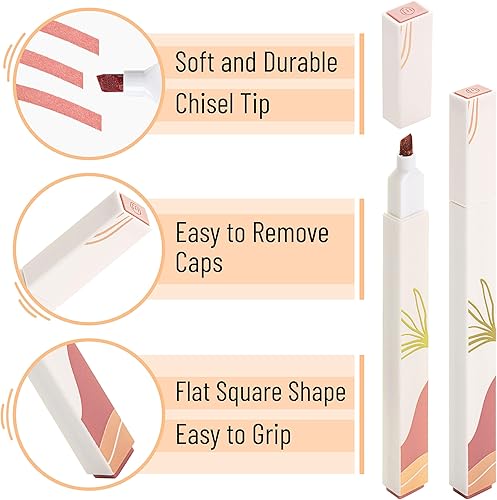 Miniatura 5 de Mr. Pen- Aesthetic Highlighters, 6 pcs, Chisel Tip, Muted Pastel Colors, Boho Theme No Bleed Bible Highlighter Pastel Pastel apagado