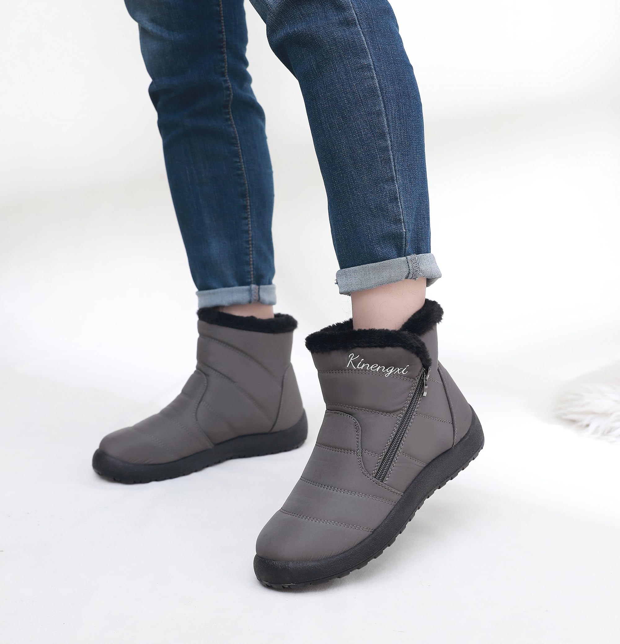 Stivali Donna Invernali Stivaletti Scarpe da Neve