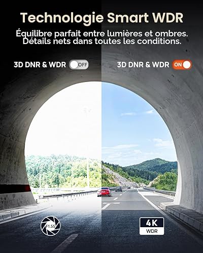【70mai Dashcam M310 Plus 4K+Kit de Câblage UP06】 - 4