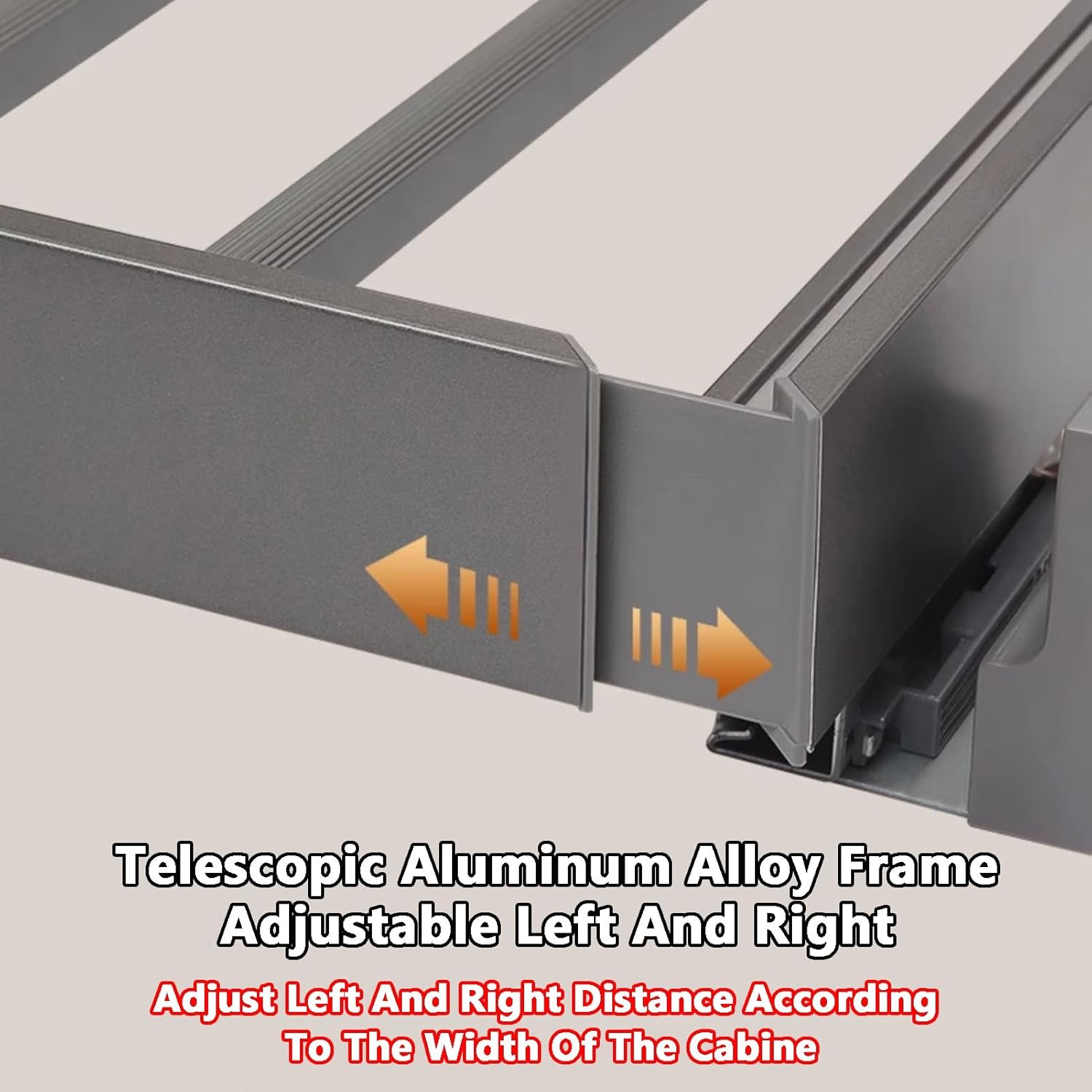 ワードローブバスケットを内蔵した引き込み式のズボンラック引き出し。洗濯機の上で衣類を乾かすのに最適です。(714-764mm)