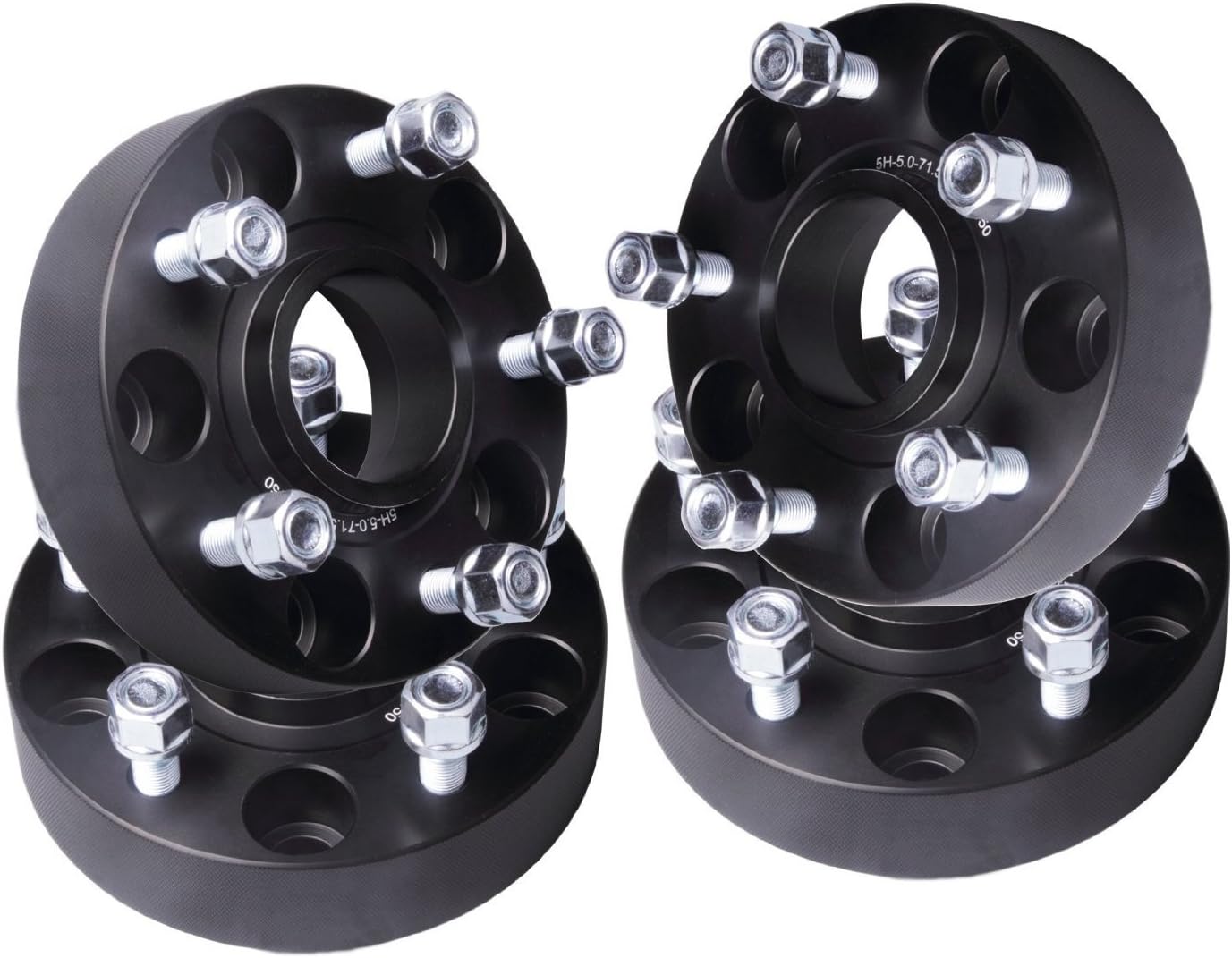 4pcs 1.5" Jeep Hubcentric Wheel Spacers Adapters 5x5 to 5x5