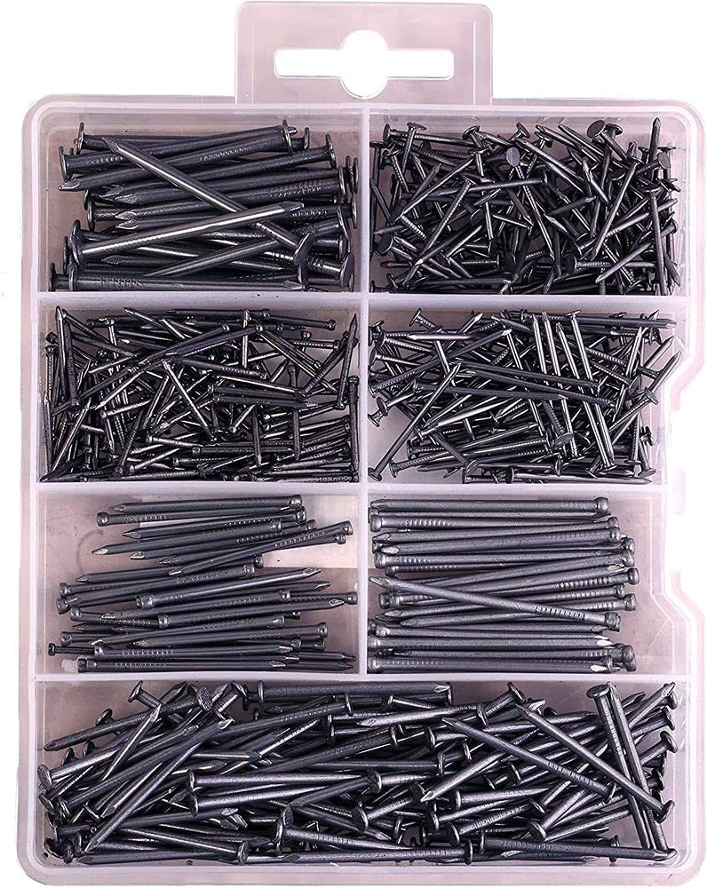 Diy Crafts CT-DIY-HI-37635 Wire, Brad And Common Use This Kit Comes In An Organized Plastic Nails (Pack Of 450, Multicolor) 3