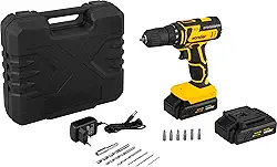 Parafusadeira/Furadeira Vonder bateria 20V PFV020 com 18 posições de torque e fonte bivolt automática.