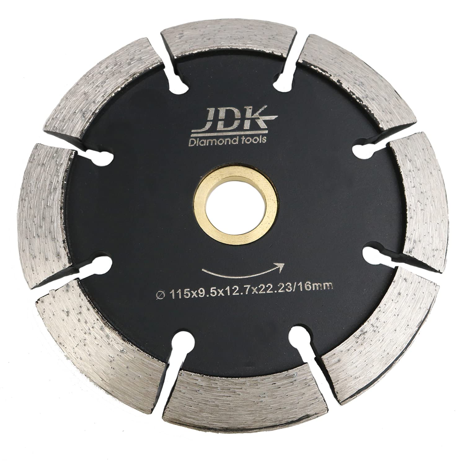 JDK 4.5 Inch *0.375 Inch Diamond Crack Chaser Blade 115mm with 7/8"-5/8" Arbor (4-1/2 Inchx0.375'')