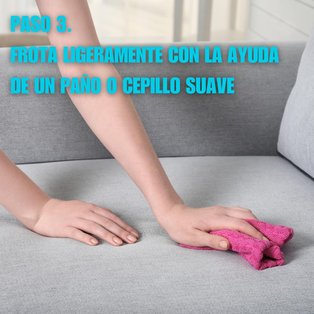 Limpiador Quitamanchas Para Telas 5L – Limpieza Manual para Moquetas, Telas y Tapicerías – Uso Profesional y Doméstico – Eficaz Contra Manchas y Olores
