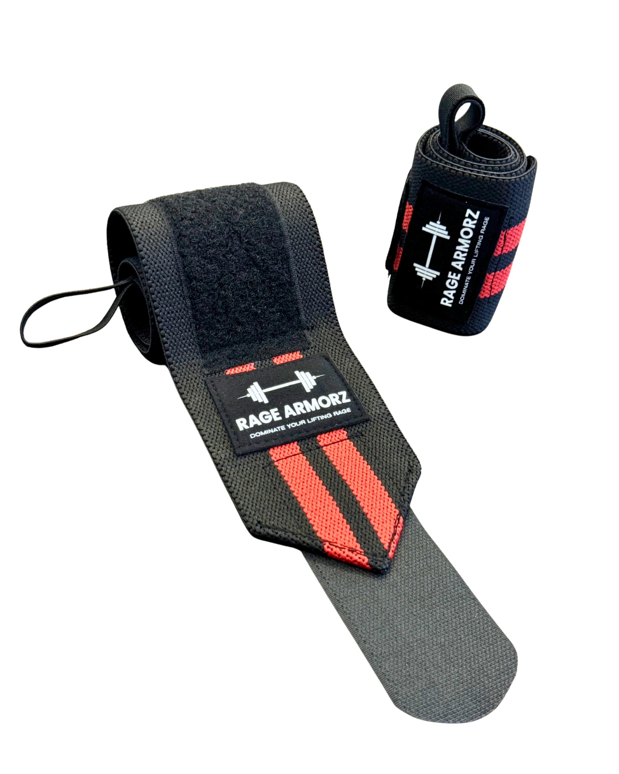 18 Inch Premium Wrist Wraps with Loop | Heavy Duty Weightlifting Wrist Support Straps for Gym Training, Powerlifting & Bodybuilding | Adjustable Wraps-image-44