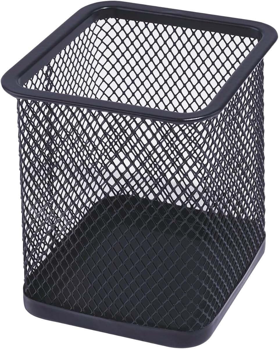 Pen Holder for Desk, Wire Mesh Pencil Cup Holder for Desk Organizer for Office Supplies