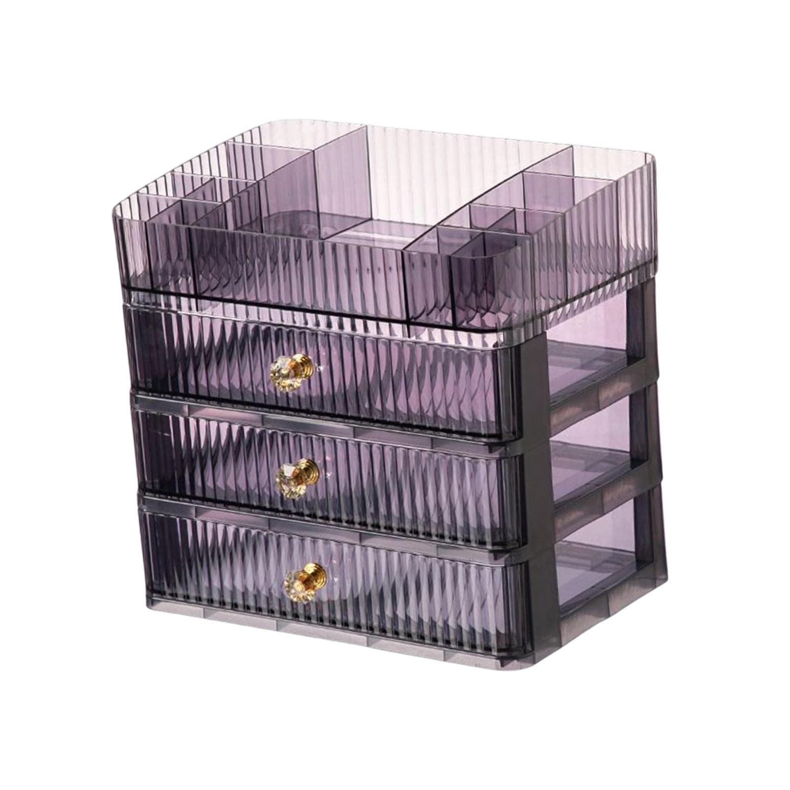 LOOM TREE® Makeup Cosmetic Organizer Cosmetic Display Lipstick Organizer for Desktop 4 Tier Violet | Household Supplies & Cleaning | Home Organization | Storage Boxes 3