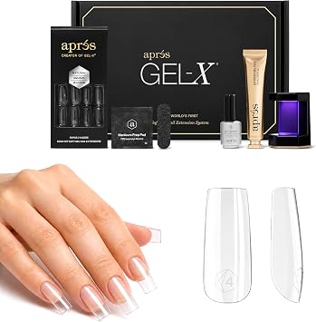 Apr s Mini Gel-X  Starter Kit Natural Square Medium