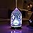 3D Glass Fairy Wish Tree Aromatherapy Diffuser 160ml ultrasonic Cool Mist Scent Aroma Essential Oil Diffuser Humidifier with Intermittent Mist & LED 7 Colorful Changing Night Light for Bedroom