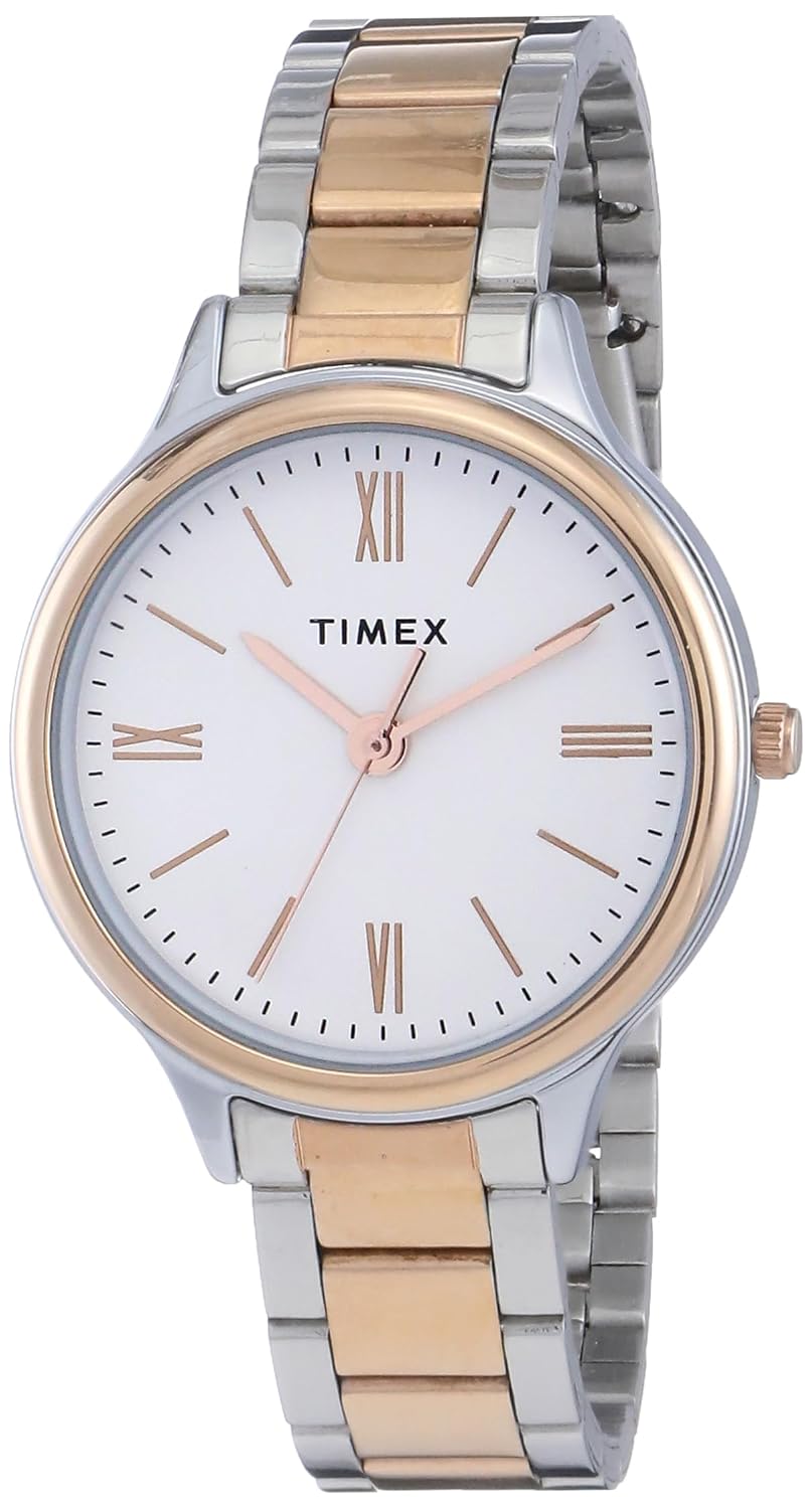 TIMEX Analog Watch for Women with Round Dial & Water Resistant Women’s Wrist Watches