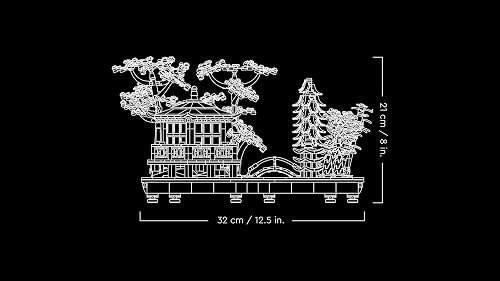 LEGO 10315 Icons Tranquil Garden, Botanical Zen Garden Kit for Adults with Lotus Flowers, Customisable Desk Decoration, Inspired by Japanese Traditions, Mindful Gardening Gift for Women, Men - 7