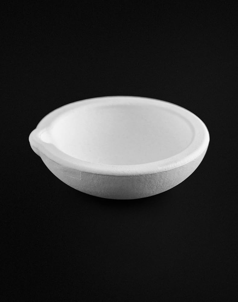 4 Pieces Small Melting Ceramic Crucible Bowl Dish Cup Set Melting Gold Silver Copper With Whip Tong