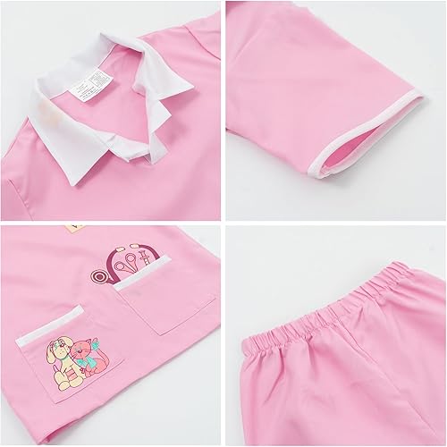 Miniatura 5 de lontakids Disfraz de médico animal para niños, juego de rol, veterinario, juego de simulación con kit médico