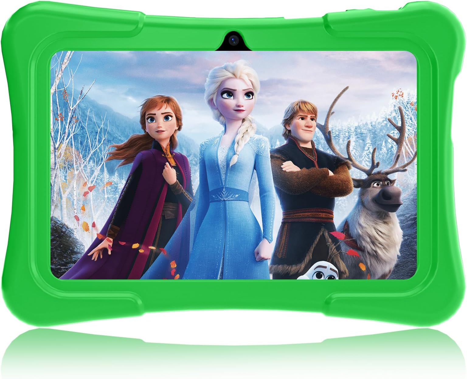 Kids Tablet, 7 inch Android Tablet for Kids, Quad-core 32GB ROM, Toddler Tablets with Bluetooth, WiFi, FM Parental Control, Dual Camera,Shockproof Case, Kids App Pre-Installed (Green)