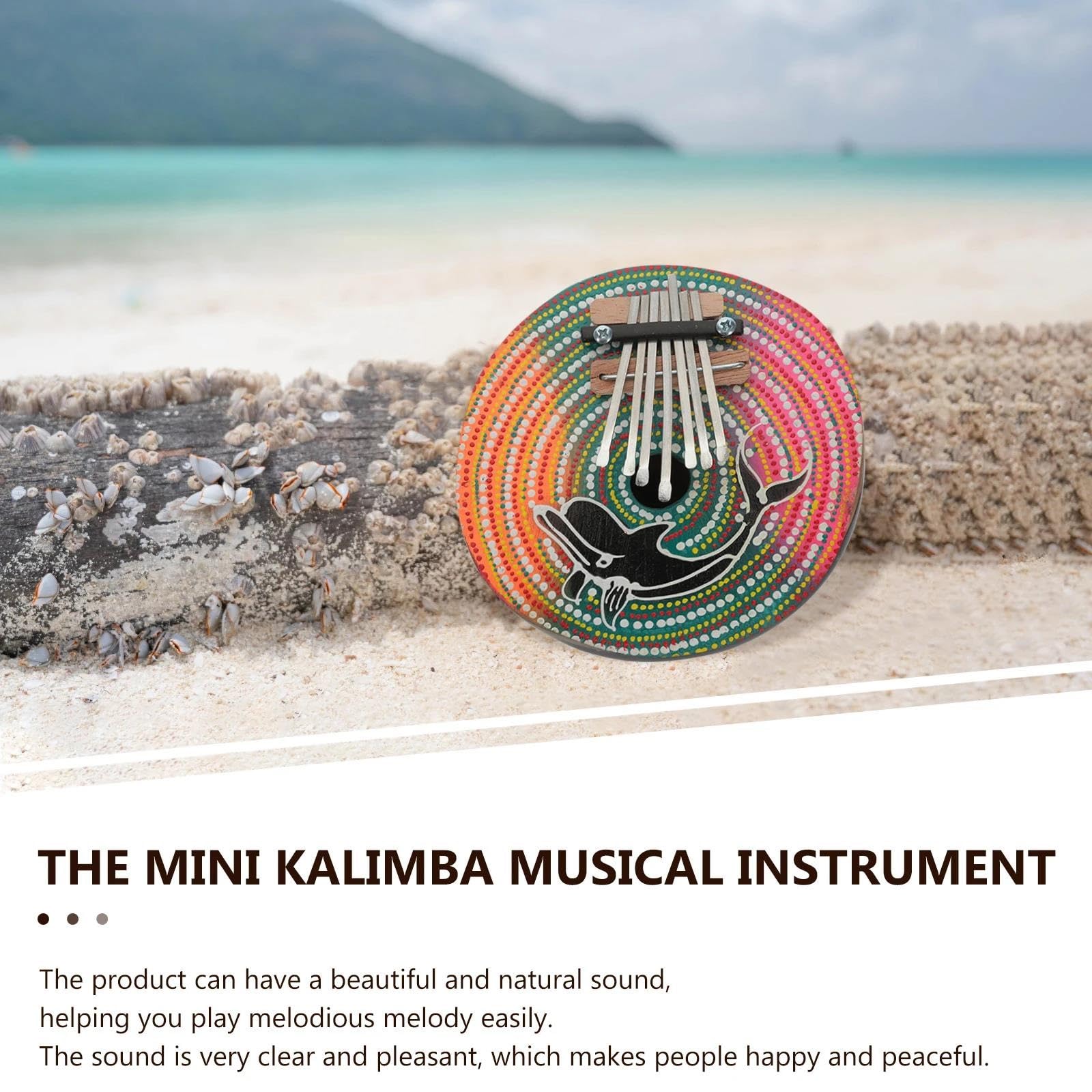 Dorosła Kalimba Miniaturowa Kalimba Z Łupiny Kokosa Dla Początkujących Z Lakierem