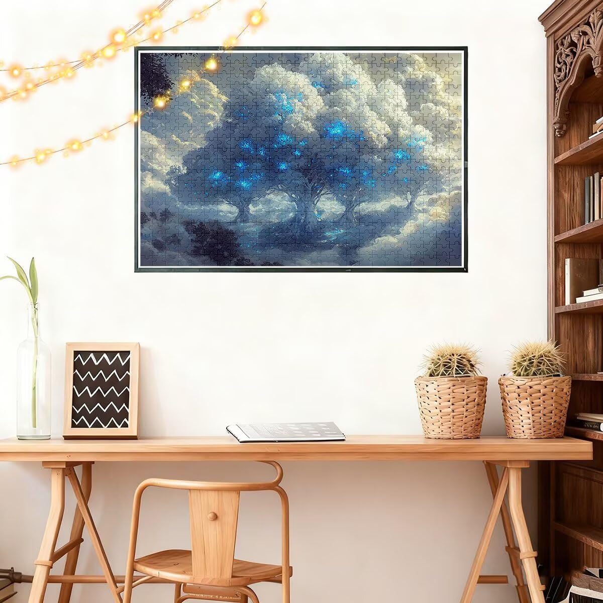 Puzzle 1500 sztuk Dorośli Abstrakcyjny Zestaw puzzli Drzewo dla dorosłych 87 x 57 cm, kolorowe, klasyczne Wyzwanie edukacyjne Superior Zabawki dla Mężczyzn Wyzwanie Zabawki Rodzinny Prezent Dekoracja