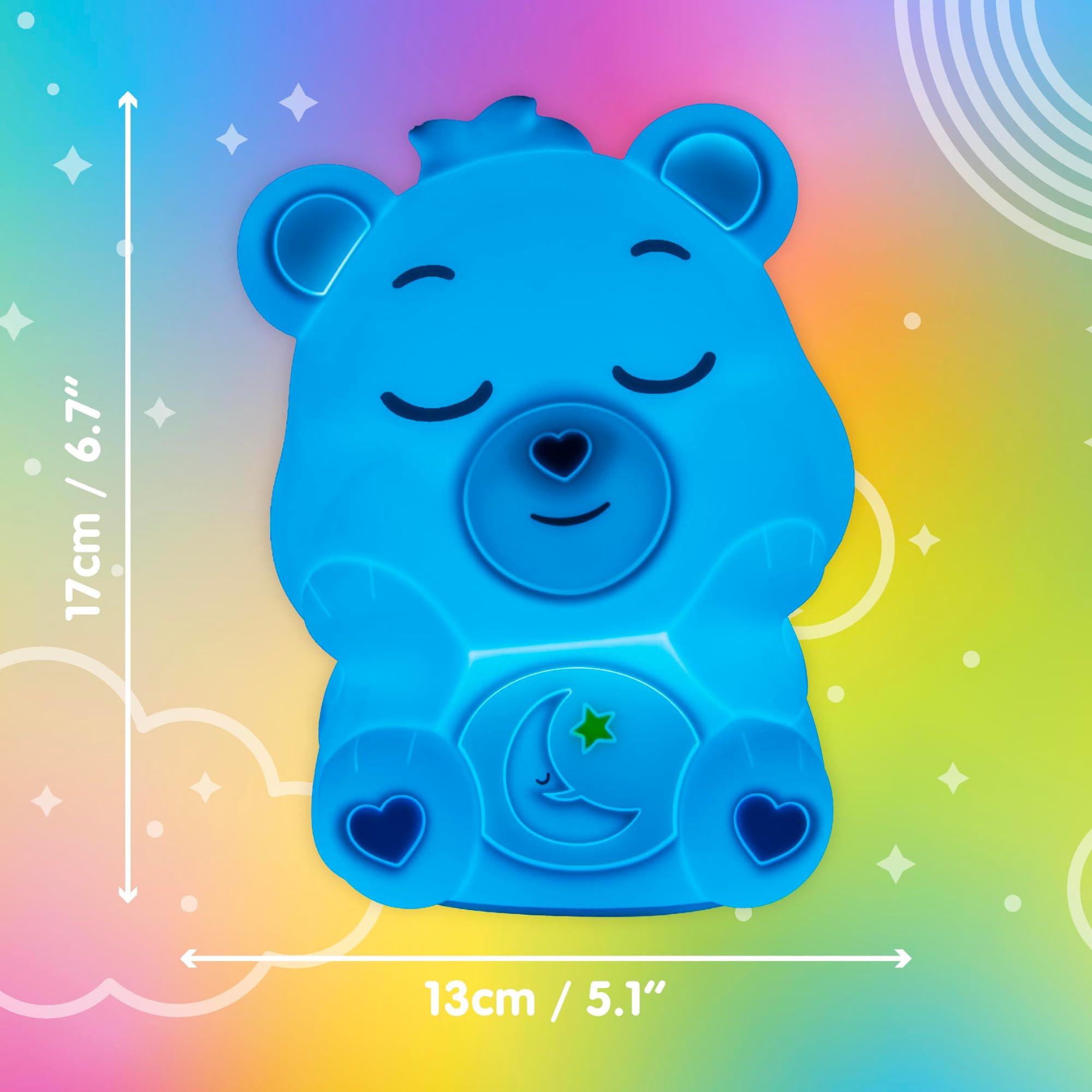 Paladone Care Bears Bedtime Bear SquishyGlo Silicone Light