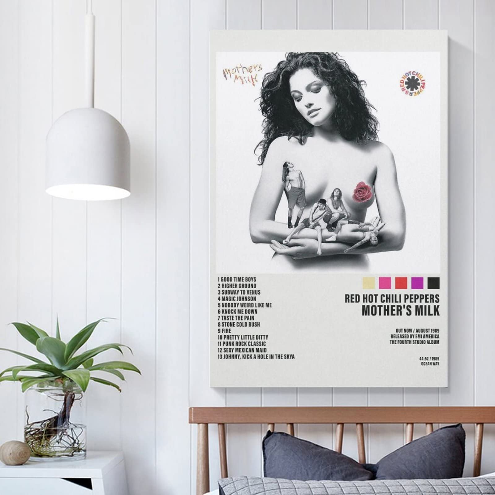 Amazon.com: Red Hot Chili Peppers, Mother's Milk Poster Canvas