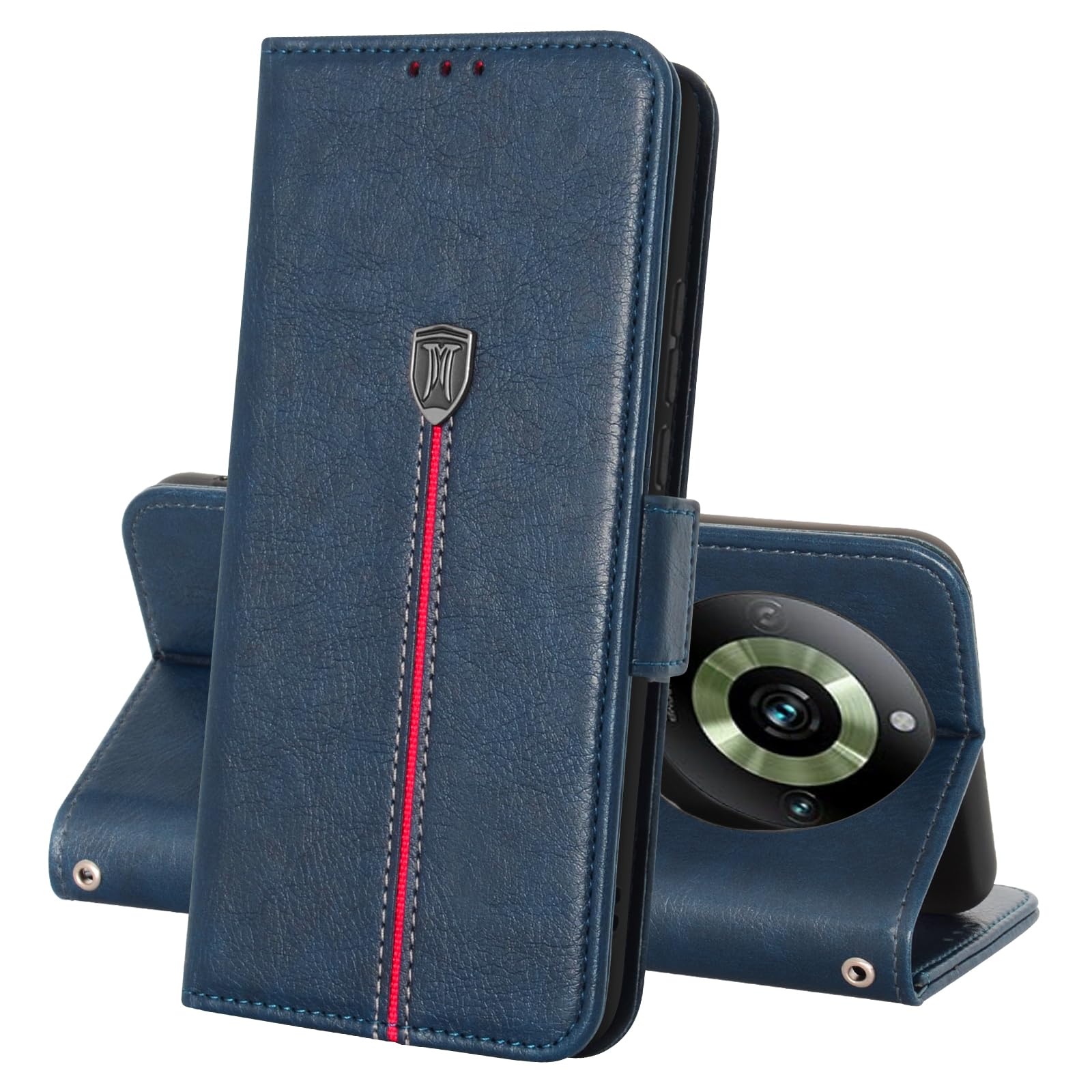 Custodia Portafoglio Realme 11 Pro+ / Narzo 60 Pro in Pelle Lake Blu