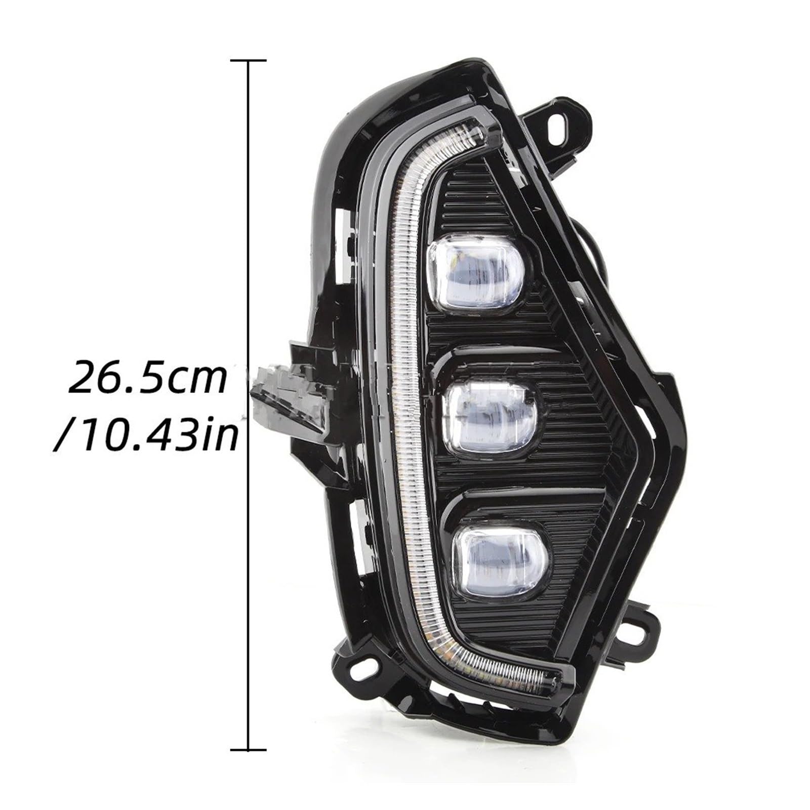 Luces LED De Circulación Diurna Para Toyota Para Rav4 (2019-2023) Accesorios Modificados Faros Antiniebla DRL Completos Intermitentes Laterales Para Automóviles