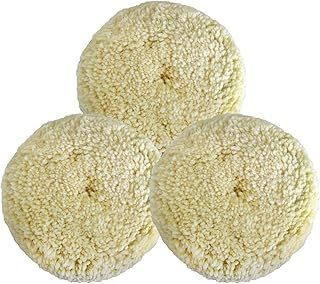 Sponsored Ad - 6" Wool Buffing Pad Kits 3PCS, 100% Polishing Wool Pads Kits Low Linting Wool Pad, Used for Rotary and Rand...