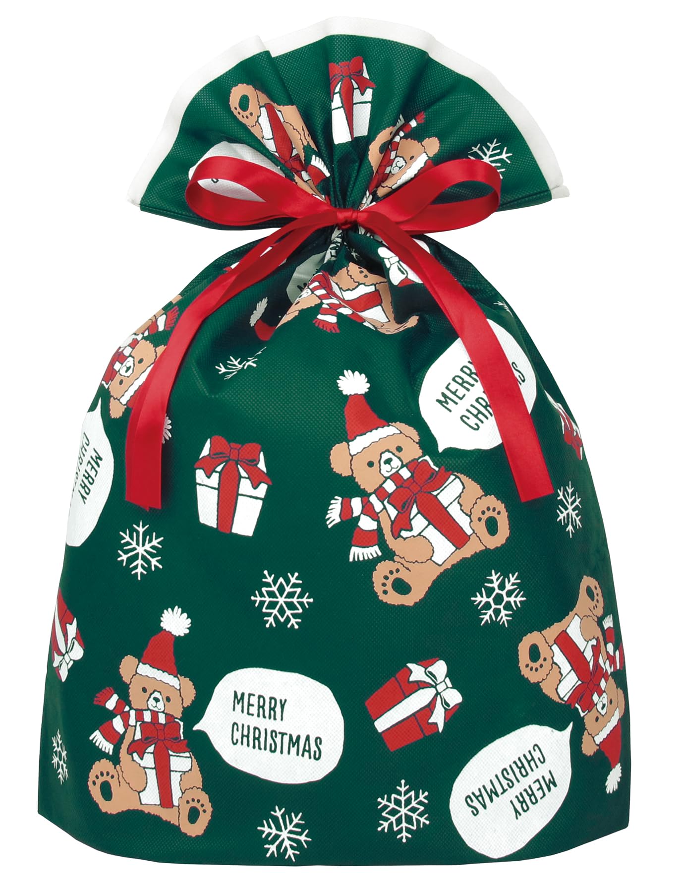 Amazon.co.jp: インディゴ クリスマス ラッピング袋 グリーティング