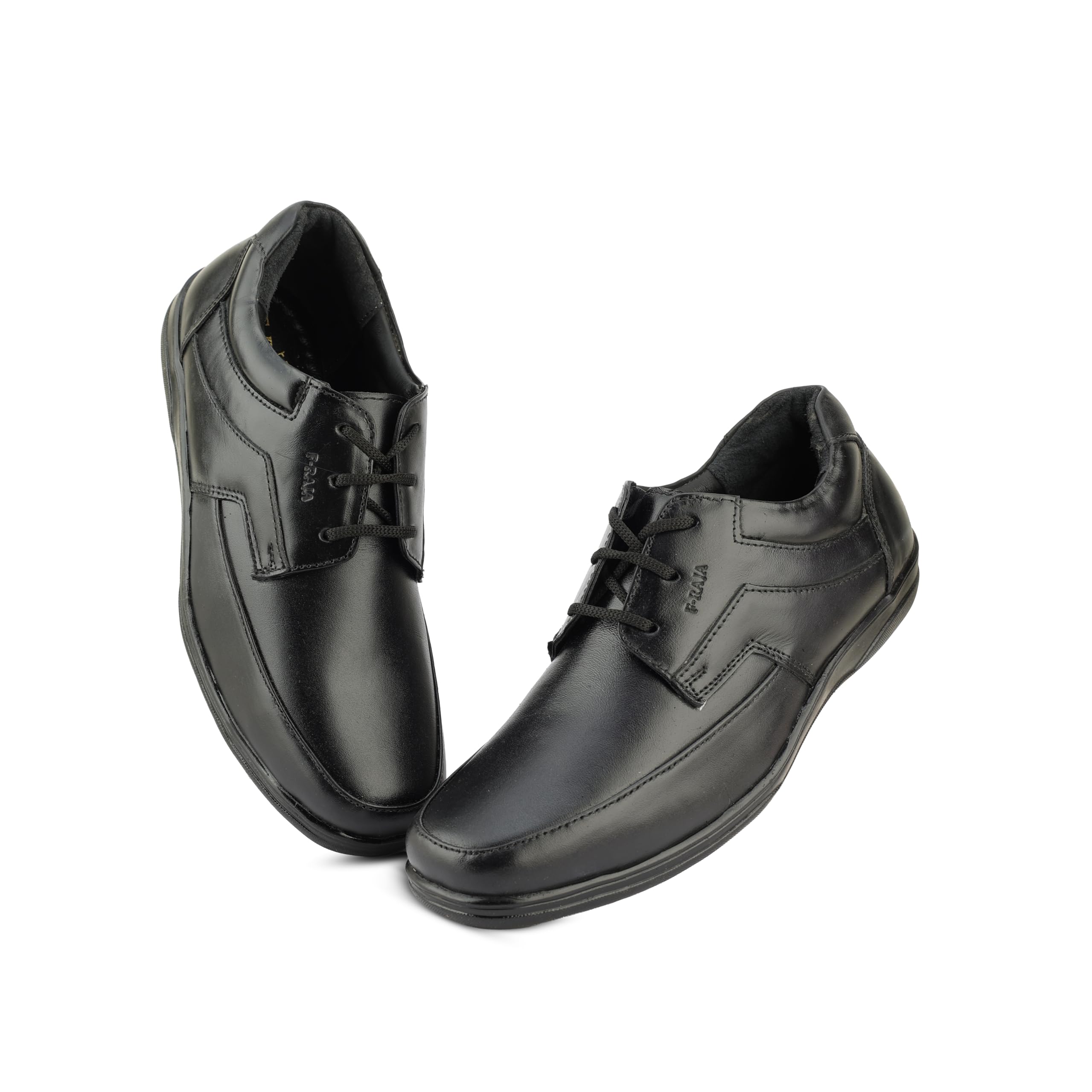 f-raja Premium Leather Oxford Brogue Lacing Formal Shoes – Stylish, Cushioned & Non-Slip – Business, Wedding, Office Wear – Black, Shoes for Men Formal | Swadeshi1.-picture-40